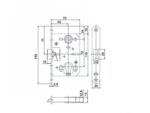 Zámok K052 VL 75/72 U