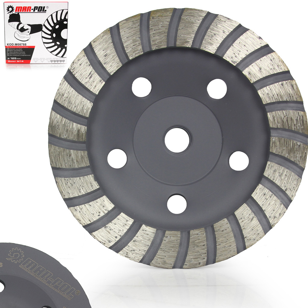 1 Kotúč diamant. 125mm TURBO M08788 – Obrázok 1