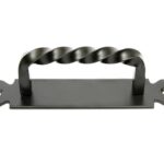 Rukoväť kovaná s plat 156mm čierny lak