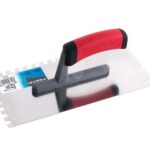 Hladidlo nerez 280 x 130 mm 12-zubé gumová rukoväť Profi