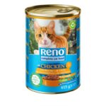 Konzerva pre mačky, kura RENO 415g
