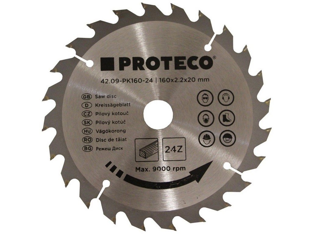 39762_42_09-PK-160-24 KOTÚČ PÍLOVÝ S SK PLÁTKAMI 160X2.2X20 24 ZUBOV – Obrázok 1