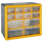 Organizér STREND PRO SBx3045-B, 12 zásuvkový, 265x160x235 mm, max. 12 kg