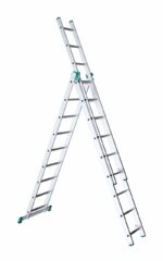 Rebrík trojdielny univerzálny 7607 PROFI – Obrázok 4