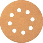 Brús.výsek 125mm P60 8 dier žltý