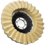 Leštiaci kotúč lamelový filcový 125 x 22 mm, hrúbka filcu 7 mm