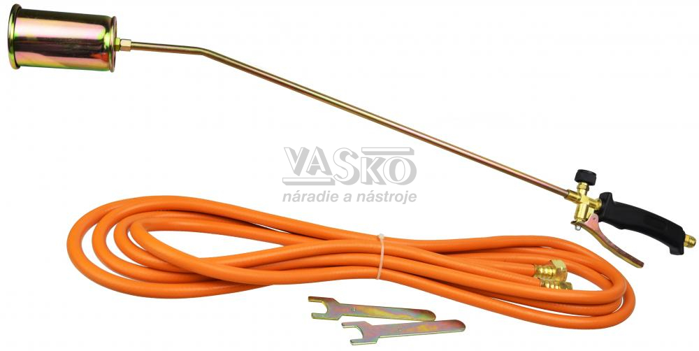 G20008-1 Horák plynový MAX-1XX, dĺžka 85 cm, hadica 5 m, priemer horáka 60 mm – Obrázok 1