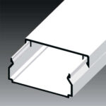 Žľab PVC 40x20mm 2m 1ks