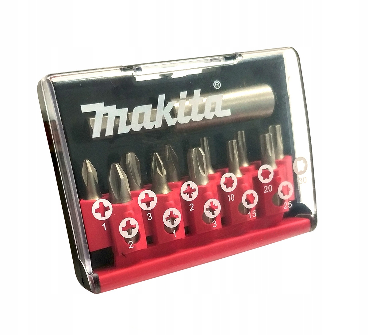 MAKITA-D-31083-ZESTAW-BITOW-PH-PZ-TORX-TULEJA Sada bitov 12ks – Obrázok 1