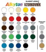 Alkyton Hladký RAL 8017 hnedá tmavá lesklá 750 ml – Obrázok 2
