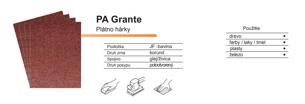 har1111111111111111111111111 Plátno hárky 230x280mm zrnitosť 80 – Obrázok 1