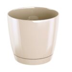 Kvetináč COUBI kruh 15,5cm krémový