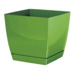 Kvetináč COUBI štvorec 18cm olivový
