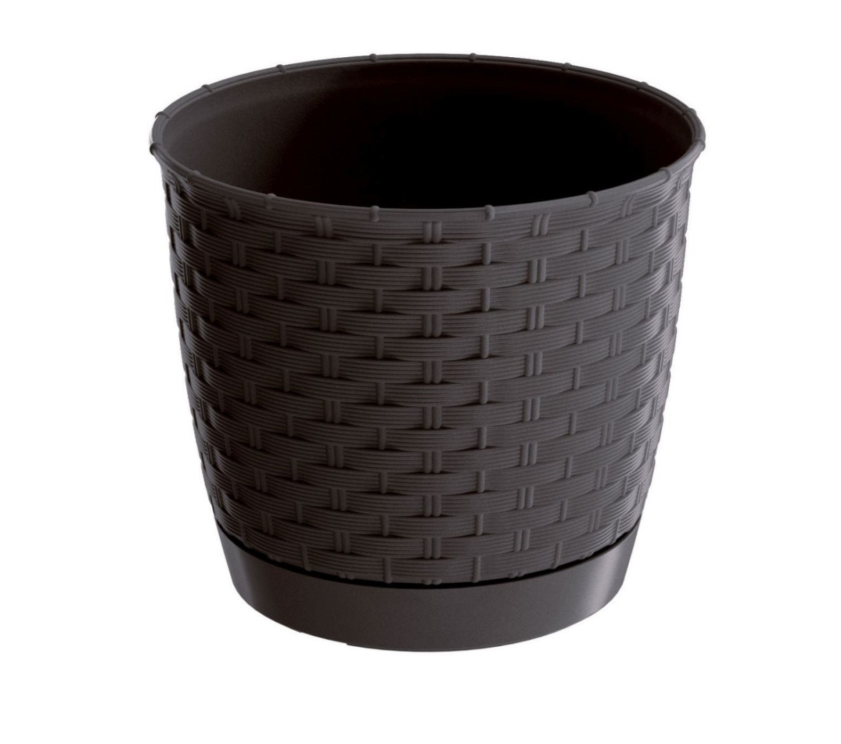 kvetinac-kulaty-ratolla-round-umbra Kvetináč RATOLLA kruh 16,5cm hnedá – Obrázok 1