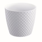 Kvetináč ORIENT 21,8cm biely