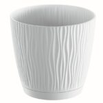 Kvetináč SANDY 18,8cm biely