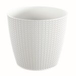 Kvetináč WHEATY 15,7cm biely