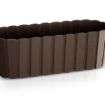 Kvetináč truhlík BOARDEE 38,3cm hnedý