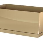 Kvetináč truhlík COUBI 39cm káva s milekom