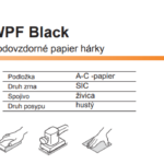 Papier vodovzdorný 230x280mm zrnitosť 800