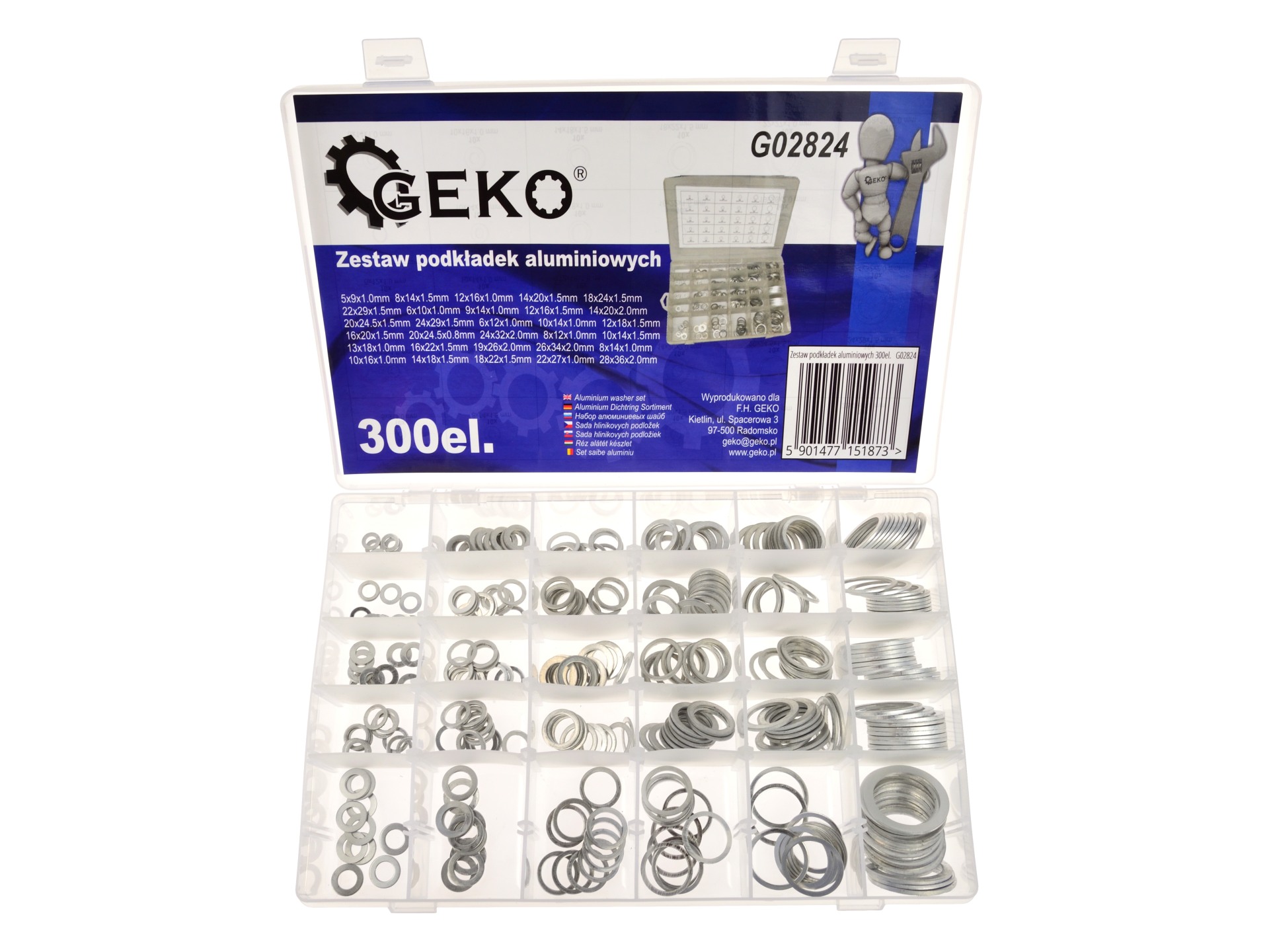 zestaw-podkladek-aluminiowych-300el-20 Sada ALU podložiek 300ks – Obrázok 1